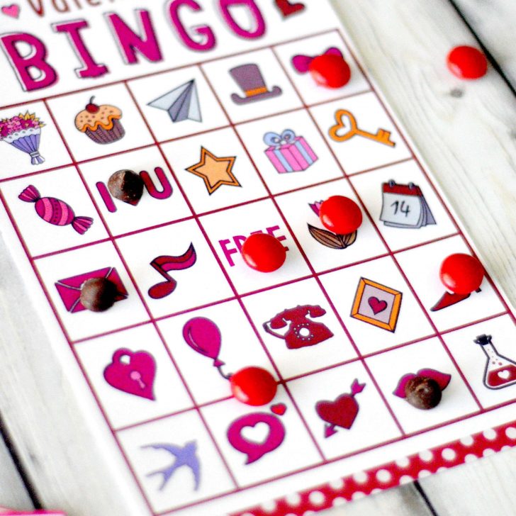 Printable Pdf Blank Valentines Day Bingo Cards