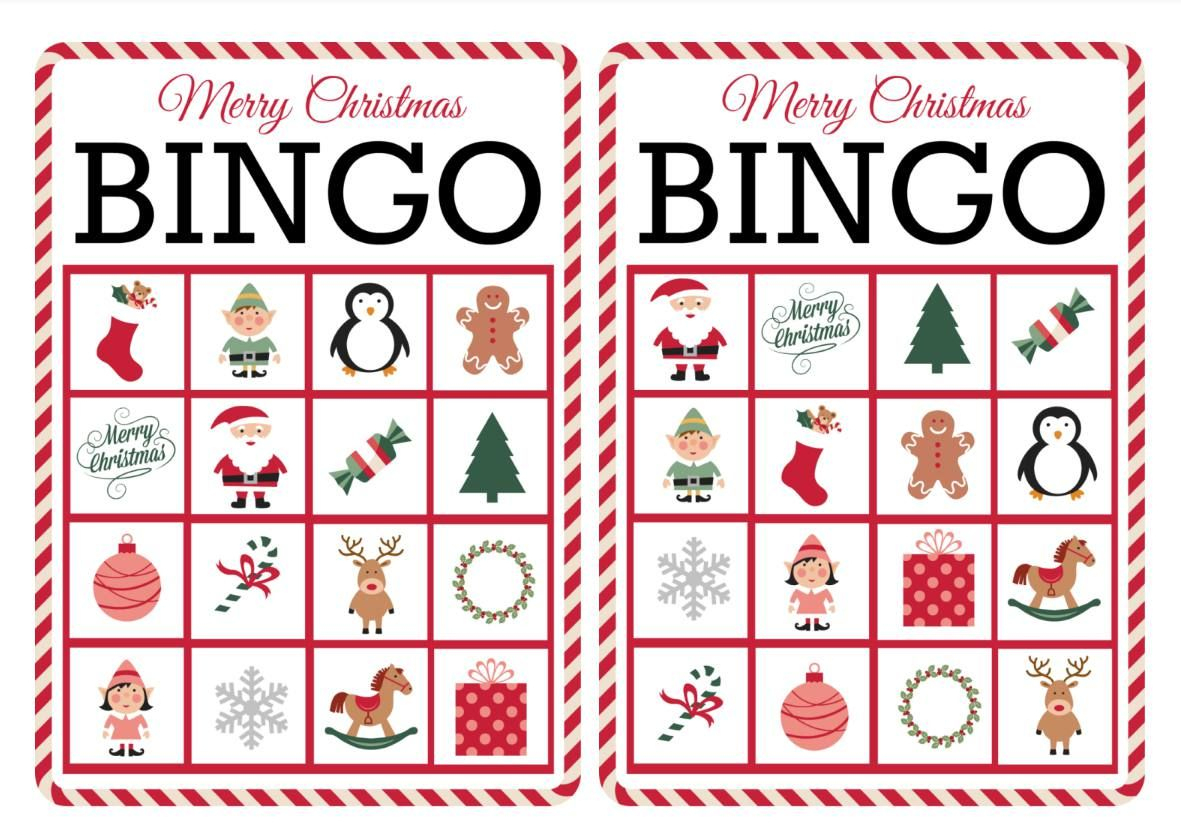 13 Christmas Party Games Just For The Kids | Christmas Bingo