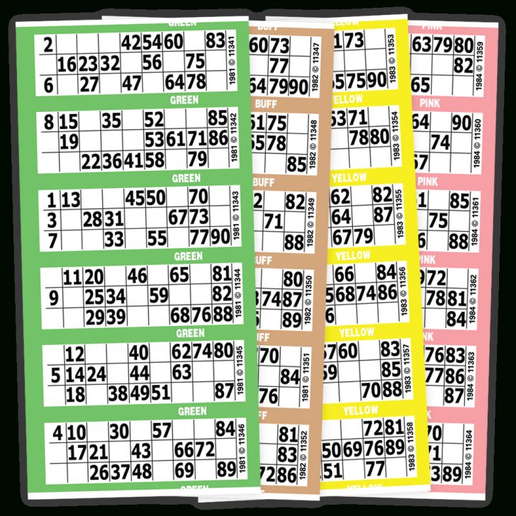 Bingo Cards Printable 1 90