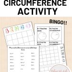 Area And Circumference Of A Circle Activity: Bingo | 7Th
