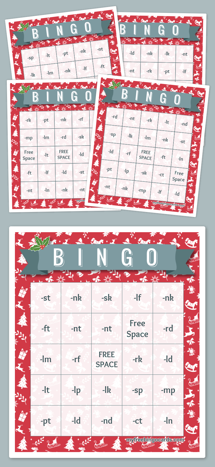 B I N G O Bingo | Christmas Bingo, Free Printable Bingo