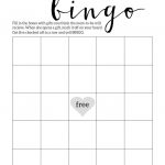 Baby Shower Bingo Printable Cards Template | Baby Shower