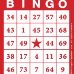 Bingo Card Template Free Printable   Bingocardprintout
