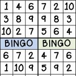 Bingo Nummers 1 Tem 10 | Cartelas De Bingo, Ensino Dos Números