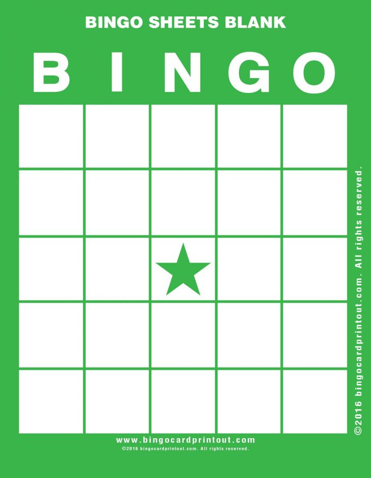 4 By 4 Bingo Cards Printable