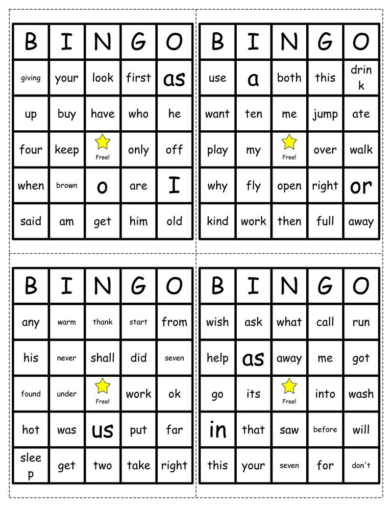 Bingo Word Template - Falep.midnightpig.co