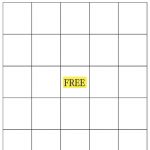 Blank Bingo 5X5   Coolest Free Printables