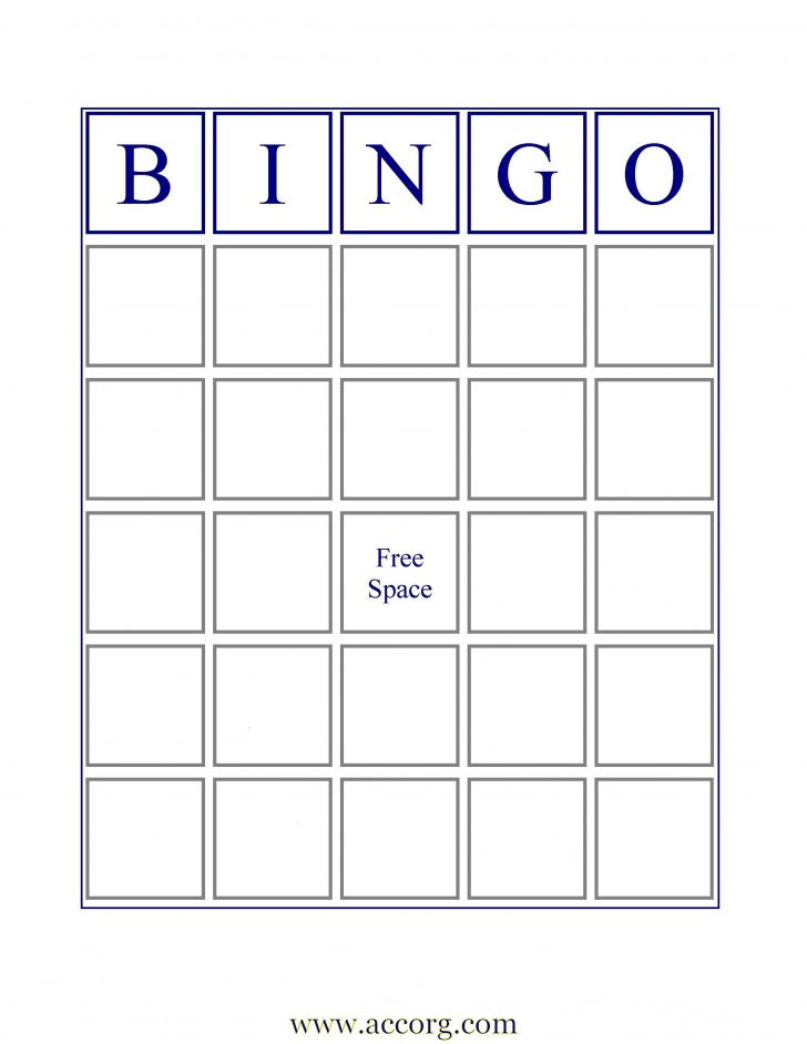 Free Printable Large Blank Bingo Cards