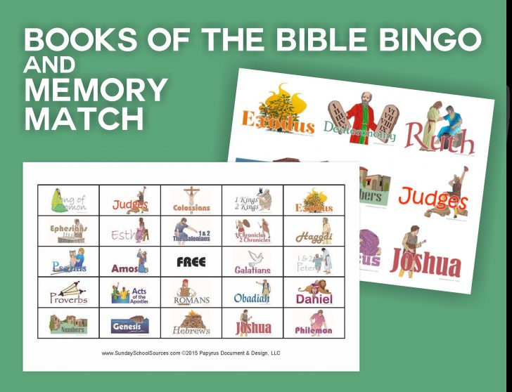 Free Printable Books Of The Bible Bingo Cards