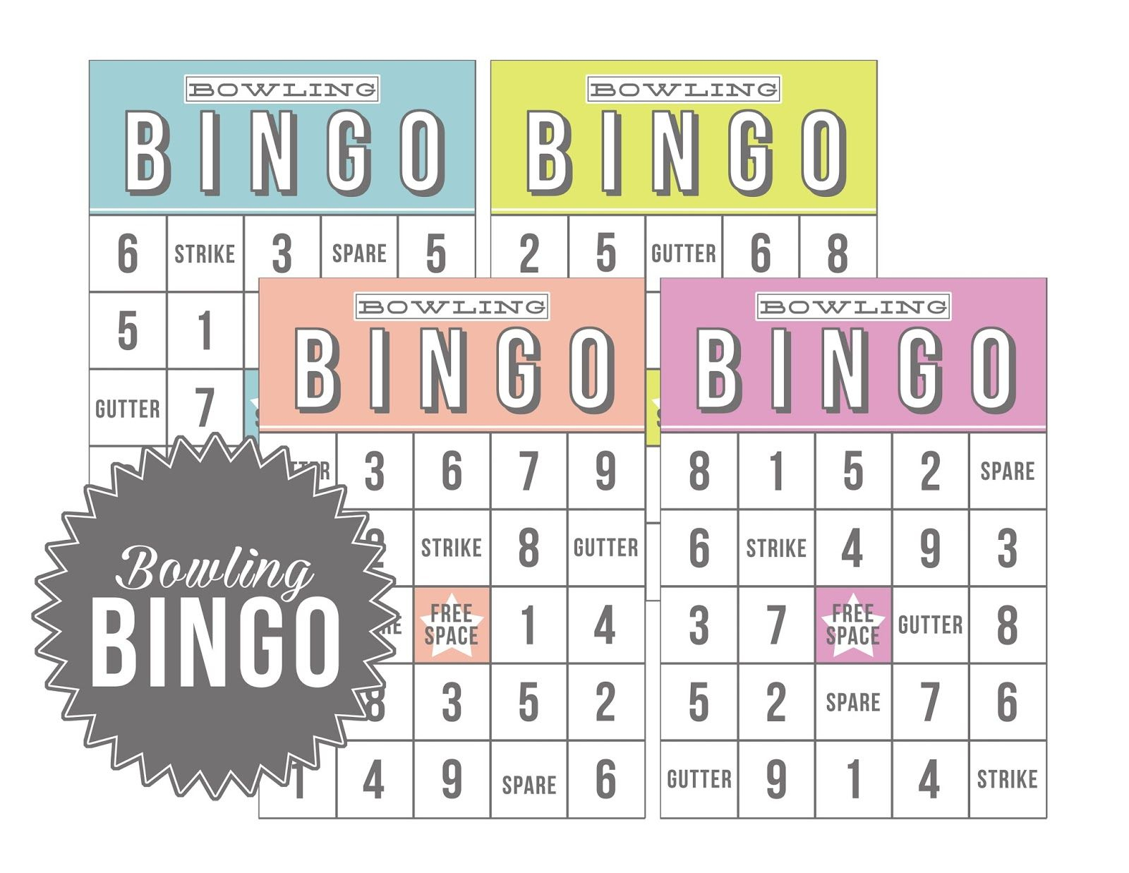 Bowling Bingo | Free Download | Free Printables
