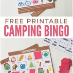Camping Bingo Free Printable Cards | Walmart Kick Off 2018