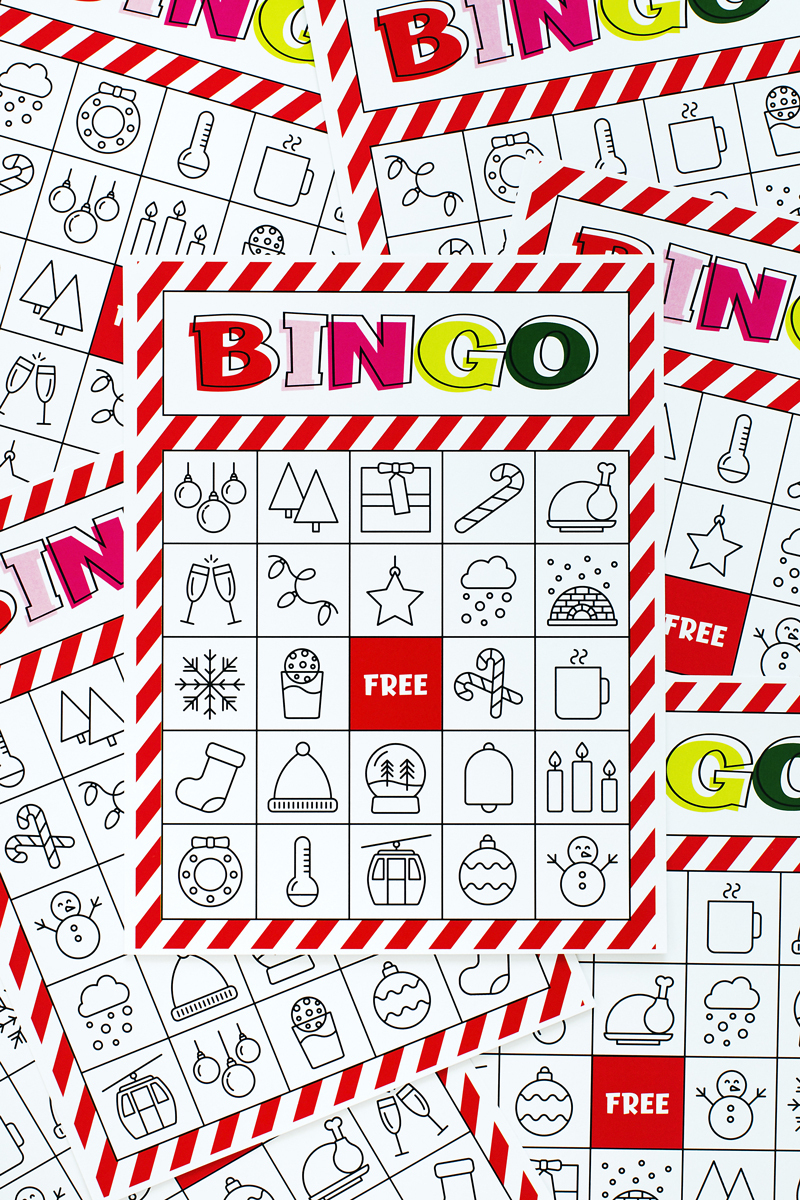 Christmas Bingo Printable For Large Groups &amp;amp; Small • A
