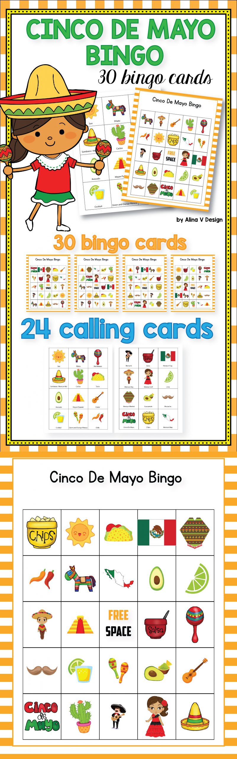 Cinco De Mayo Bingo | Cinco De Mayo, Cinco De Mayo