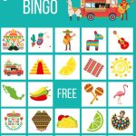 Cinco De Mayo Party Game, Mexican Bingo Cards Birthday Game
