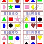 Color Shape Bingo!   Esl Worksheetyarith
