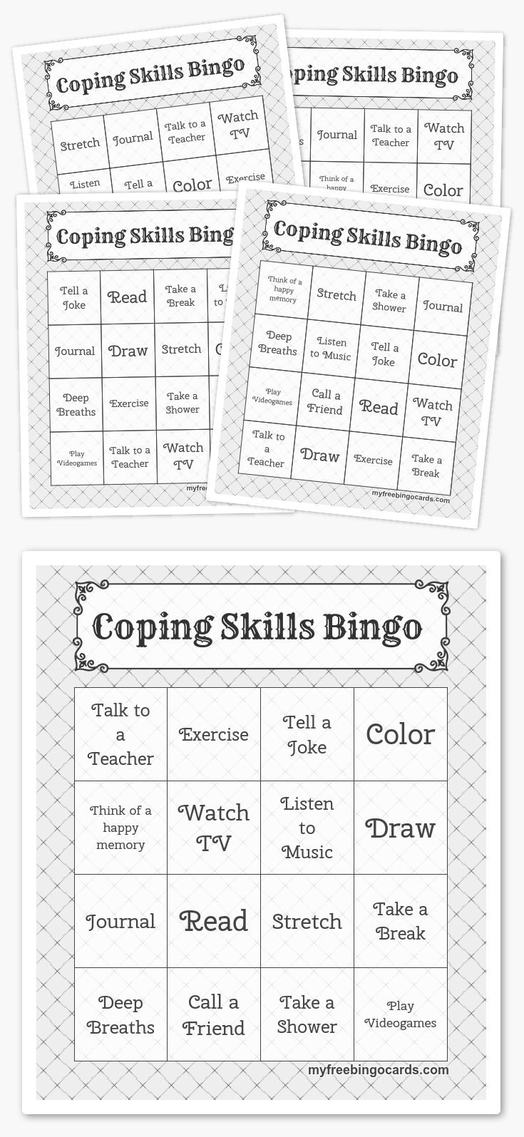 coping-skills-bingo-free-bingo-cards-bingo-cards-printable-bingo-cards