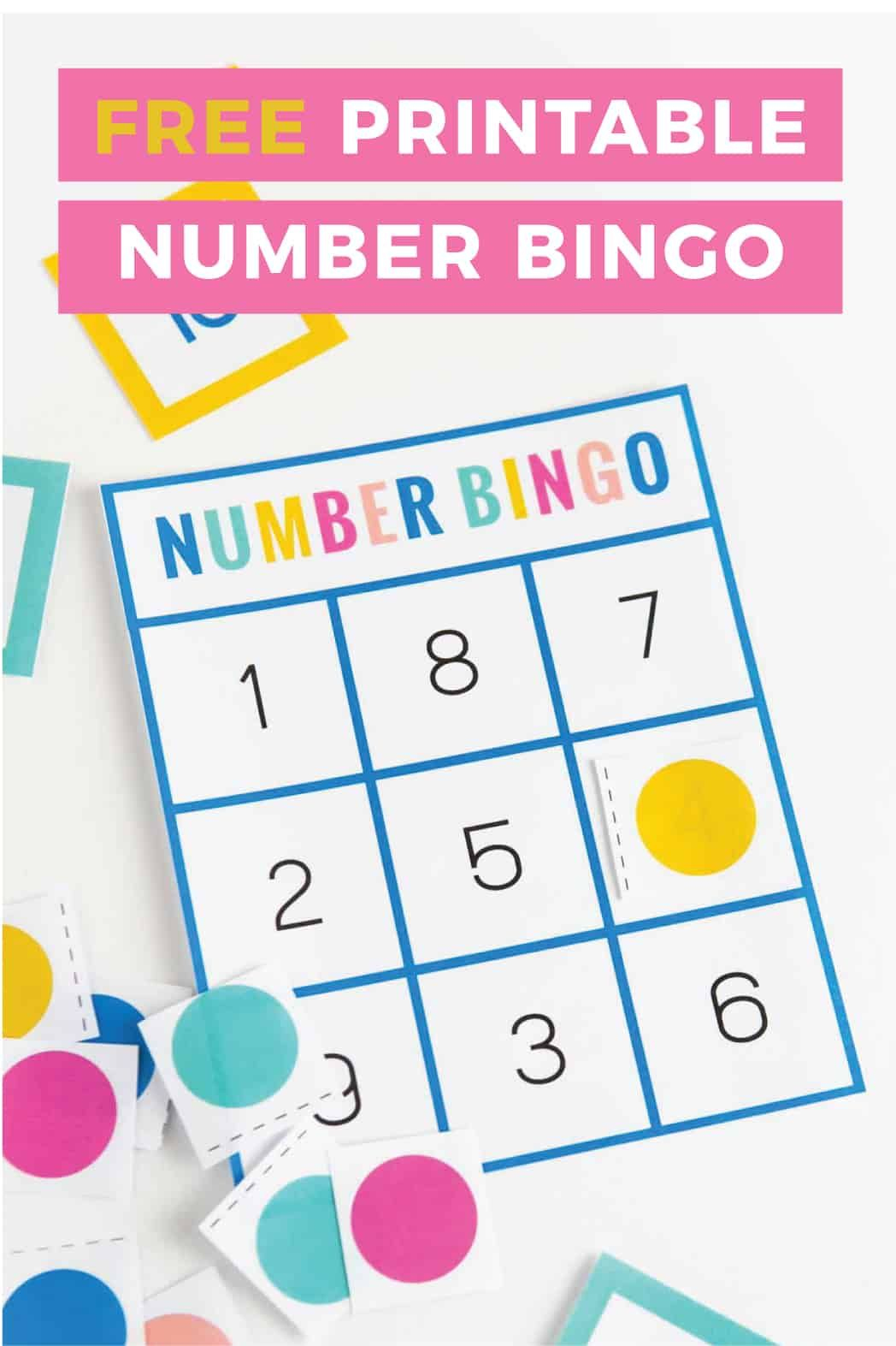 Download This Free Number Bingo Set Help Children Learn And