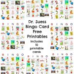 Dr Seuss Bingo Game Free Printable | Dr Seuss Day, Dr Seuss