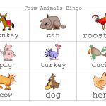 Farm Animal Bingo   English Esl Worksheets For Distance