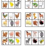 Farm Animals   Bingo | Bingo Para Crianças, Animais Da