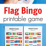 Flags Of The World Bingo: Printable Game For Kids