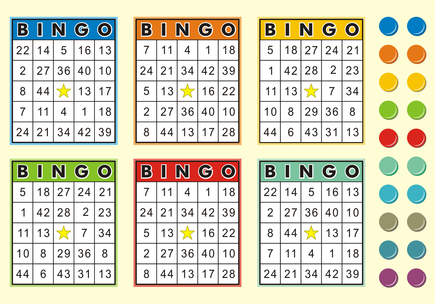 Free Bingo Vector - (671 Gratis Downloads) | Printable Bingo Cards