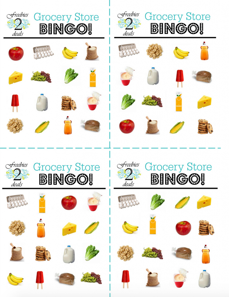 Free Grocery Bingo Printable Game Cards For Your Kids! (Keep