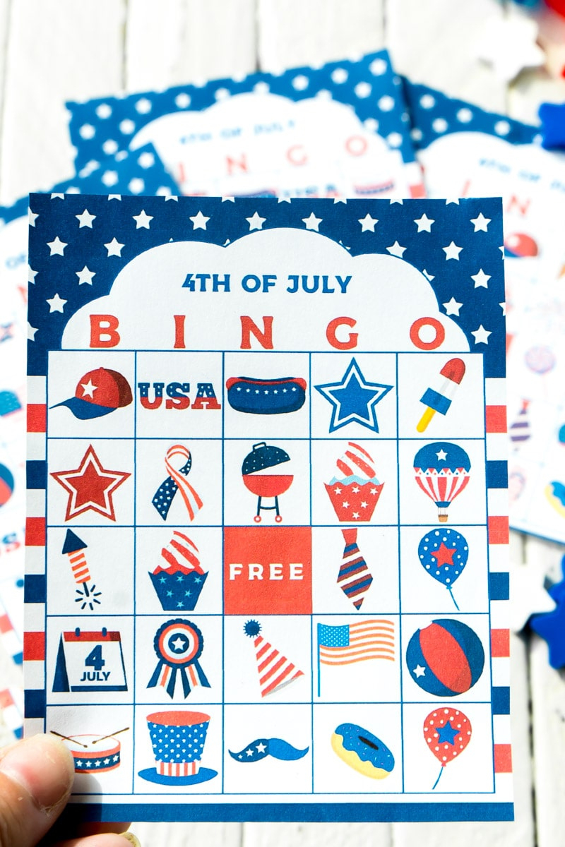 Free Printable 4Th Of July Bingo Cards - Play Party Plan