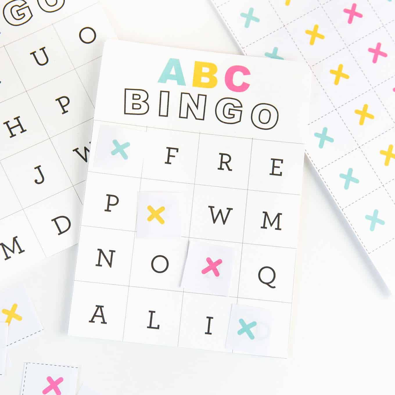 Free Printable Alphabet Bingo - Design Eat Repeat