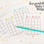 Free Printable Baby Shower Bingo Cards   Project Nursery