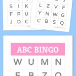 Free Printable Bingo Cards   Alfabet, Letter Knutselen En