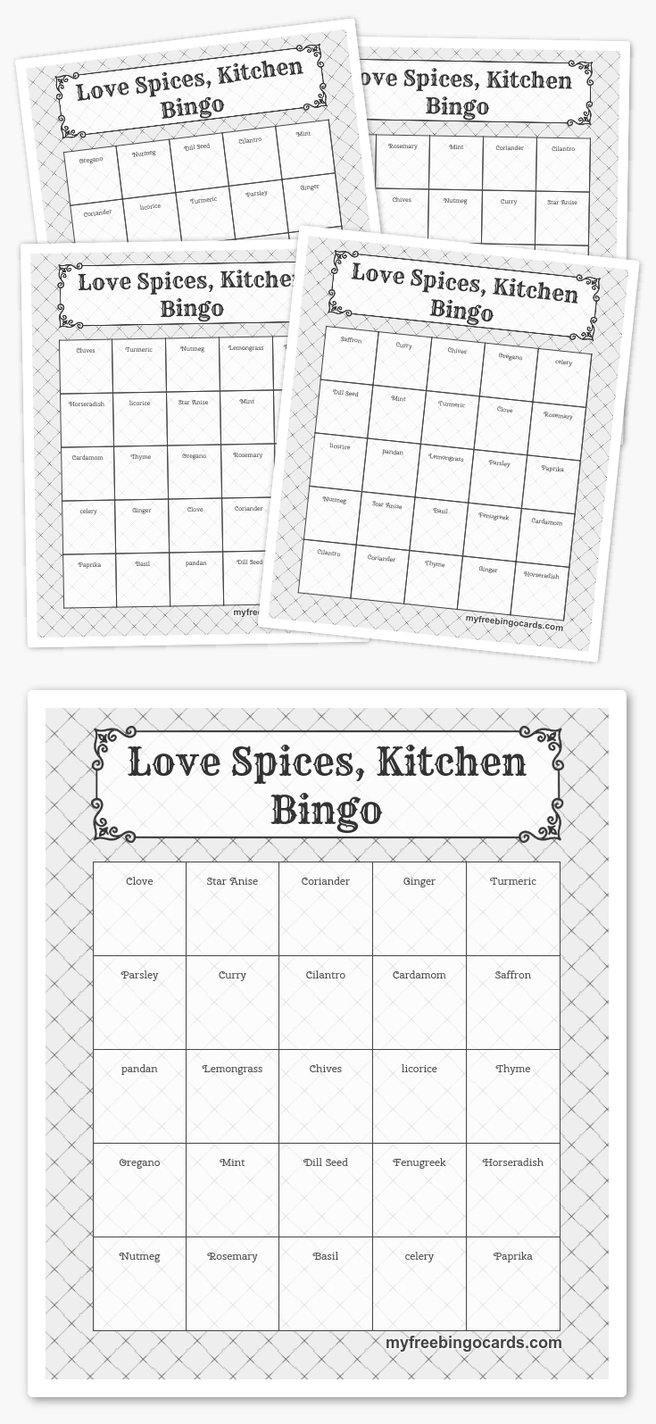 Free Printable Sacrament Bingo Cards