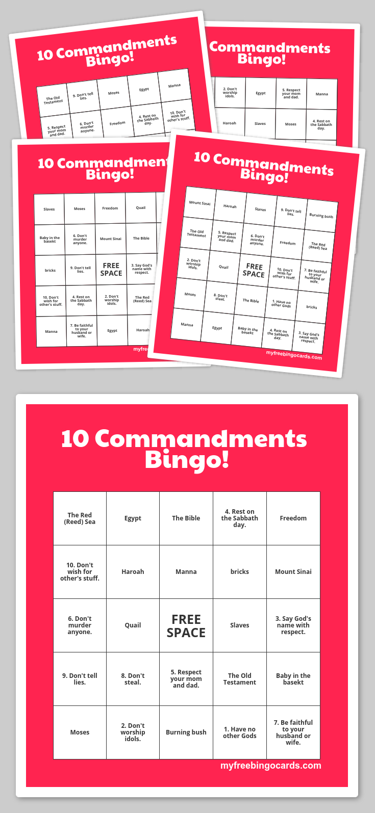 Bible Bingo Cards Printables Free | Printable Bingo Cards