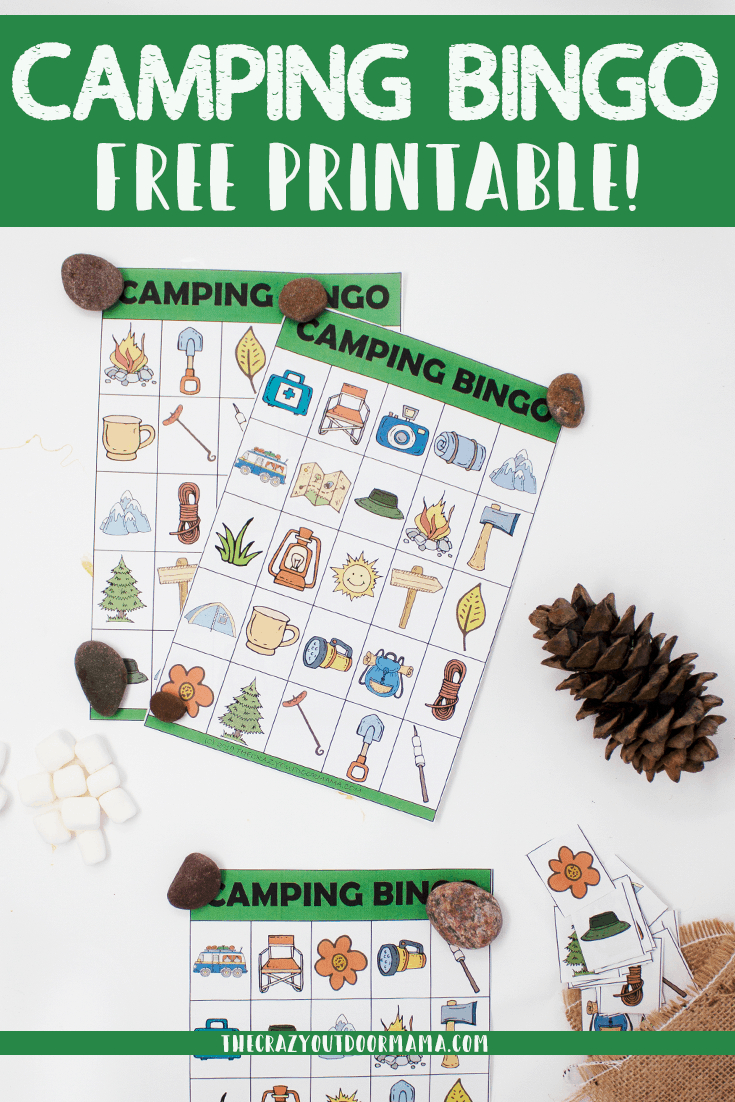 Free Printable Camping Bingo Cards - A Fun Camping Party Or