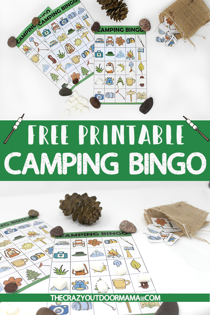 Free Printable Camping Bingo Cards - A Fun Camping Party Or