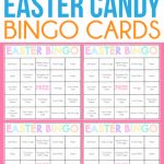 Free Printable Easter Bingo Cards For One Sweet Easter