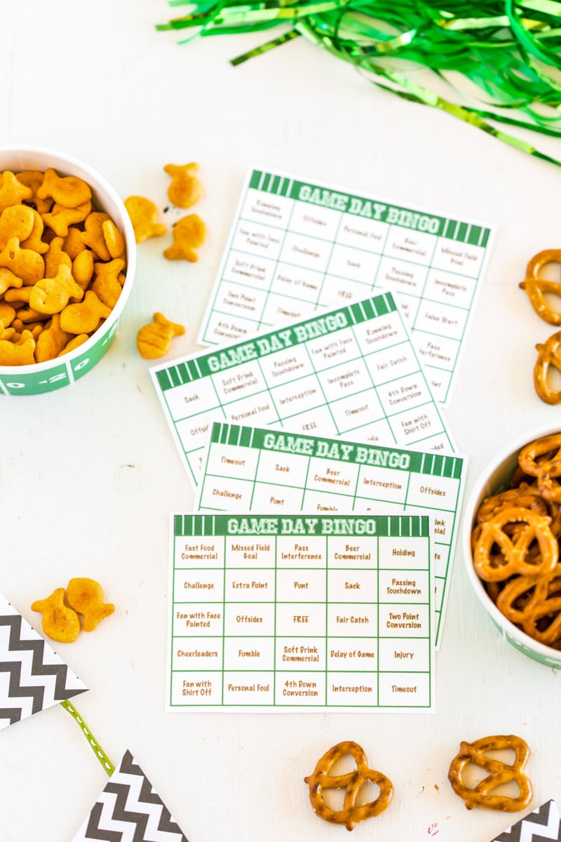 Free Printable Football Bingo Cards - Play Party Plan