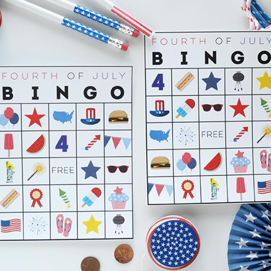 police officer 4th of july bingo