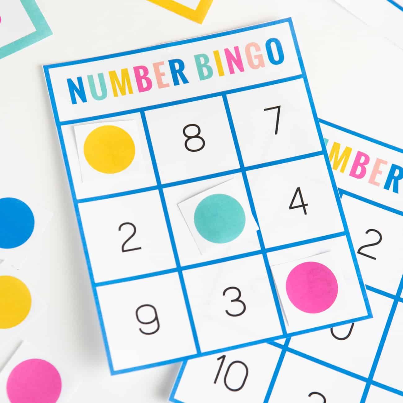 Free Printable Number Bingo Cards 1 10 Printable Bingo Cards