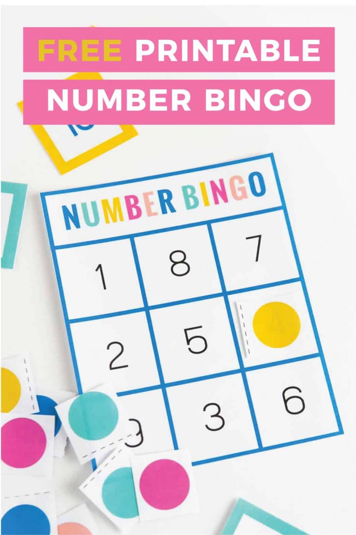 Free Printable Number Bingo - Design Eat Repeat