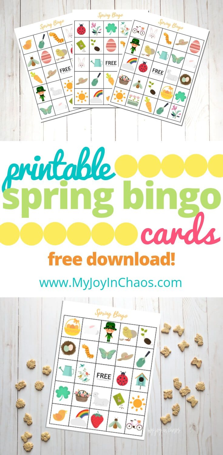 Free Printable Spring Bingo | Free Printables | Free
