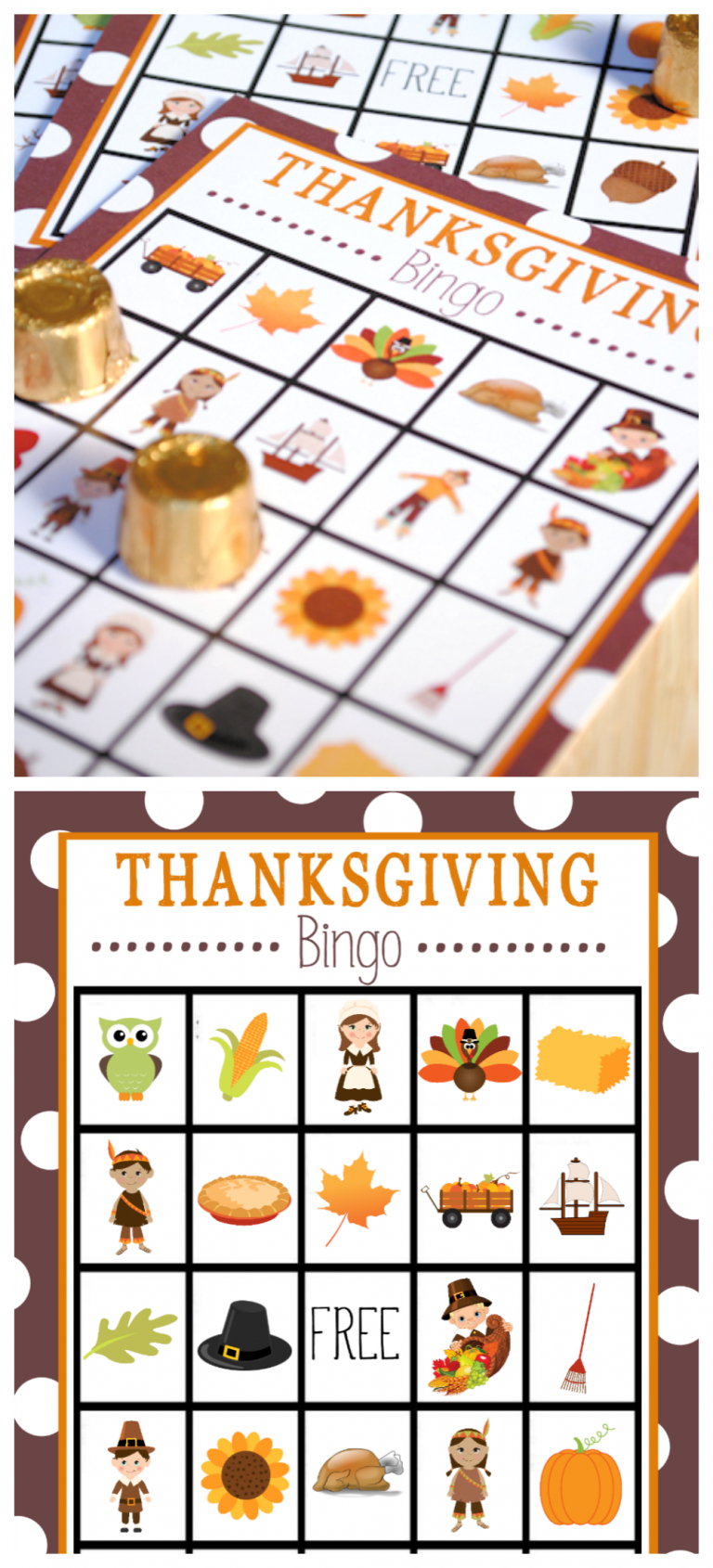 Free Printable Thanksgiving Bingo Game | Thanksgiving Bingo