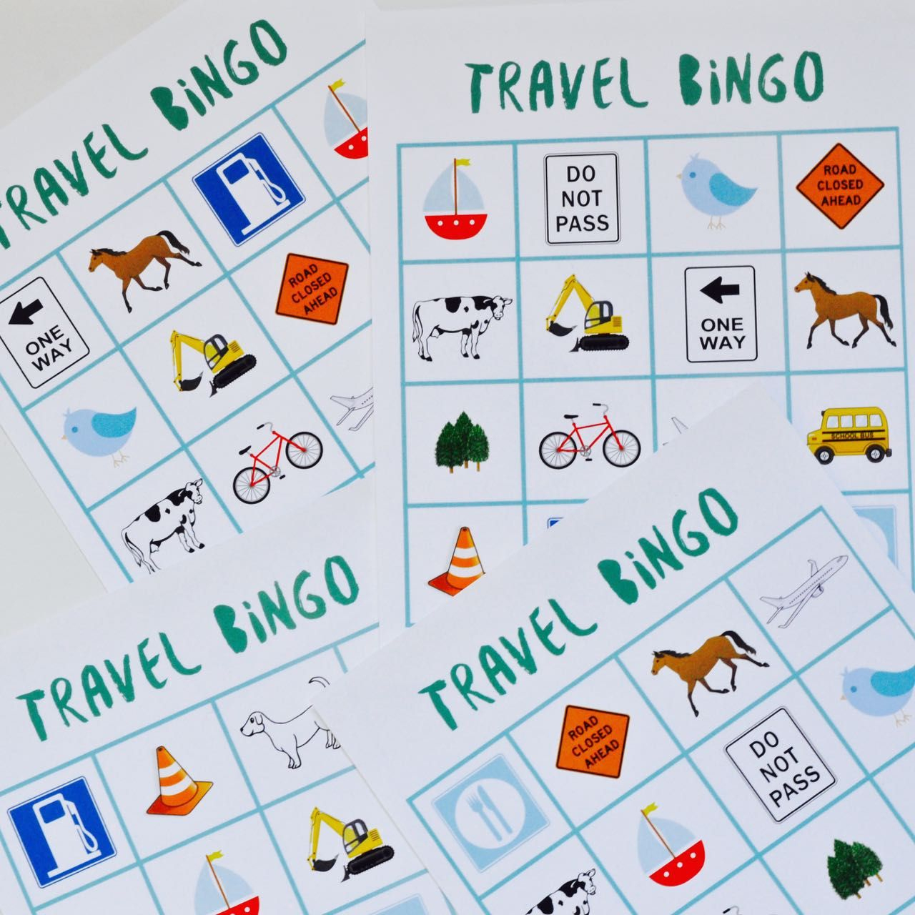 Travel Bingo Cards For Kids Printable - Printable Bingo Cards