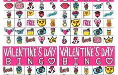 Free Printable Valentine Bingo Cards For All Ages – Play