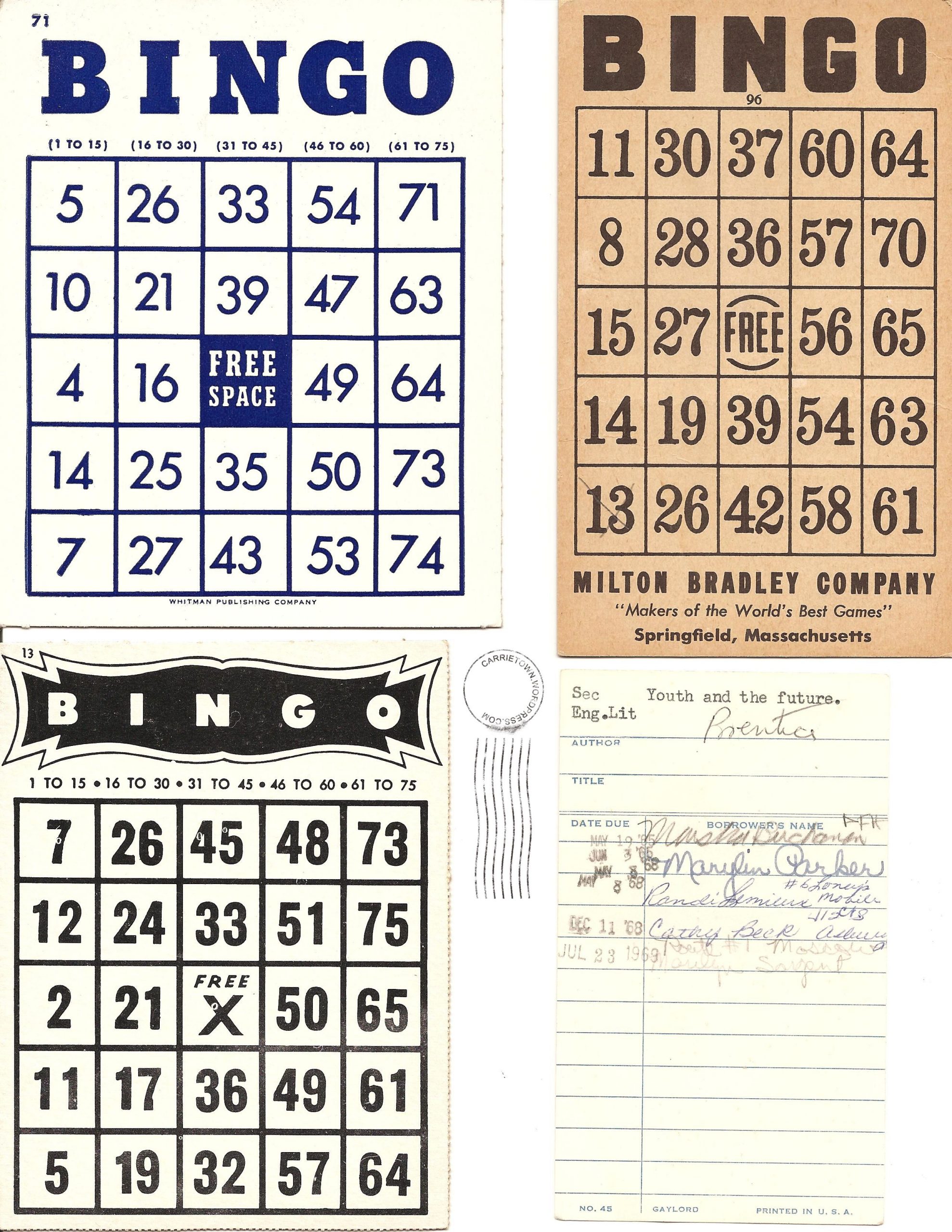 Free Printable Classic Number Bingo Cards | Printable Bingo Cards