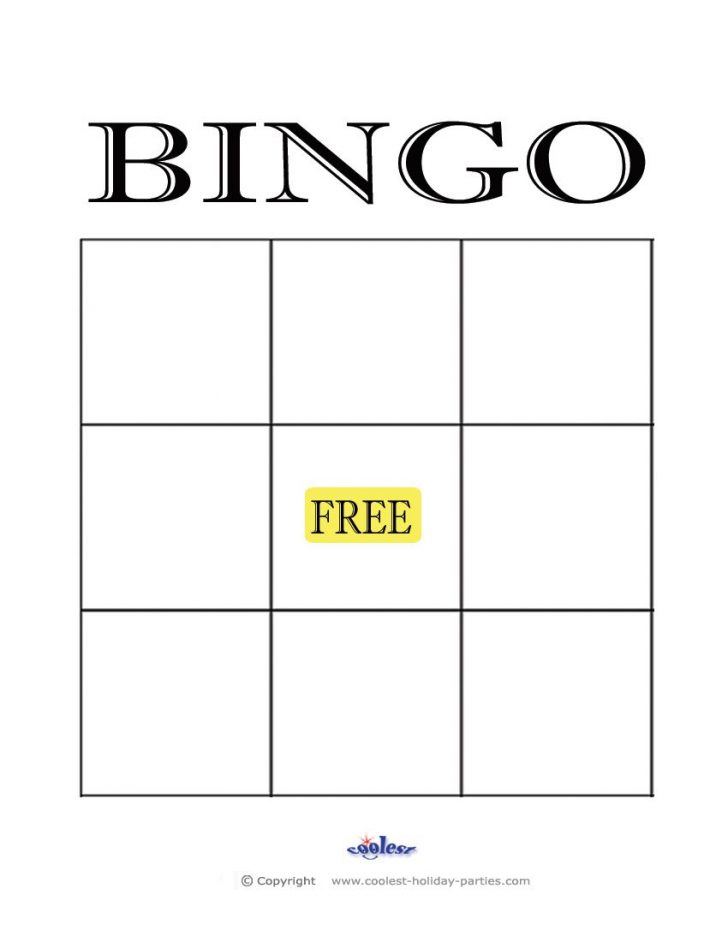 Sample Printable Bingo Cards
