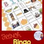 French Bingo Thanksgiving L'action De Grâce | How To Speak
