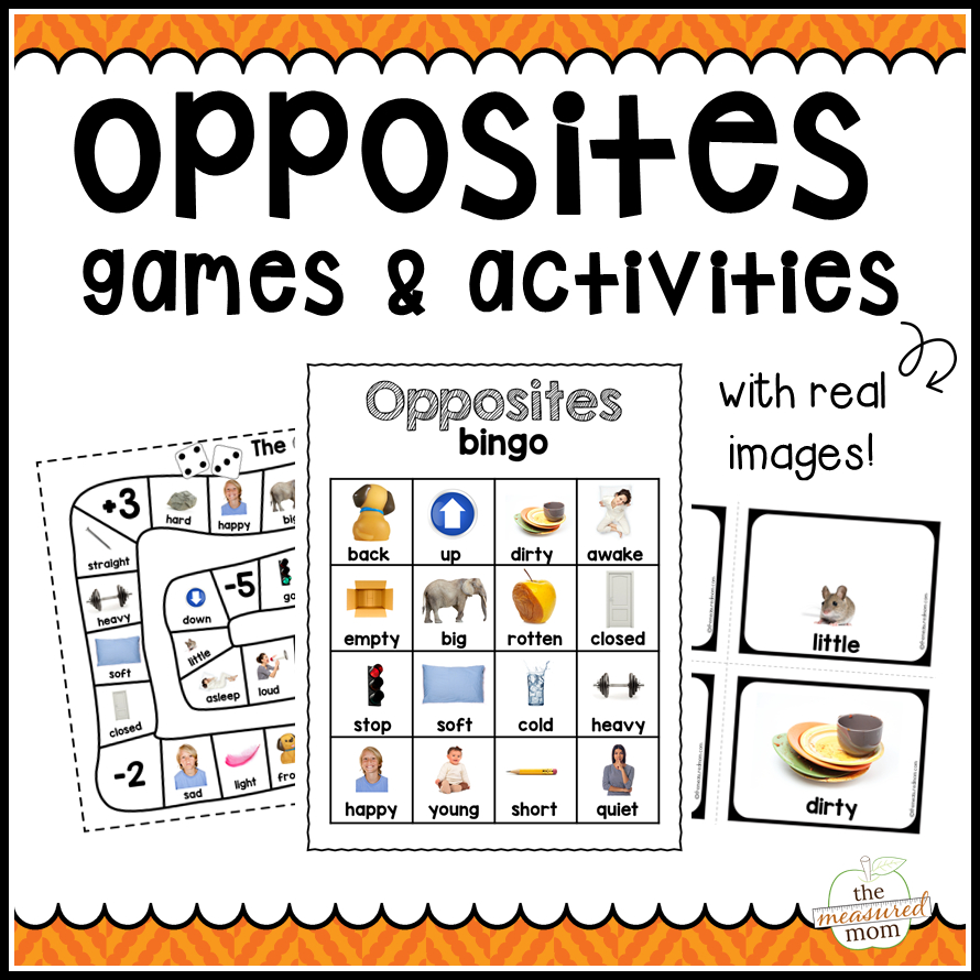 Grab This Fun And Free Opposites Game For Preschool - Just - Printable ...