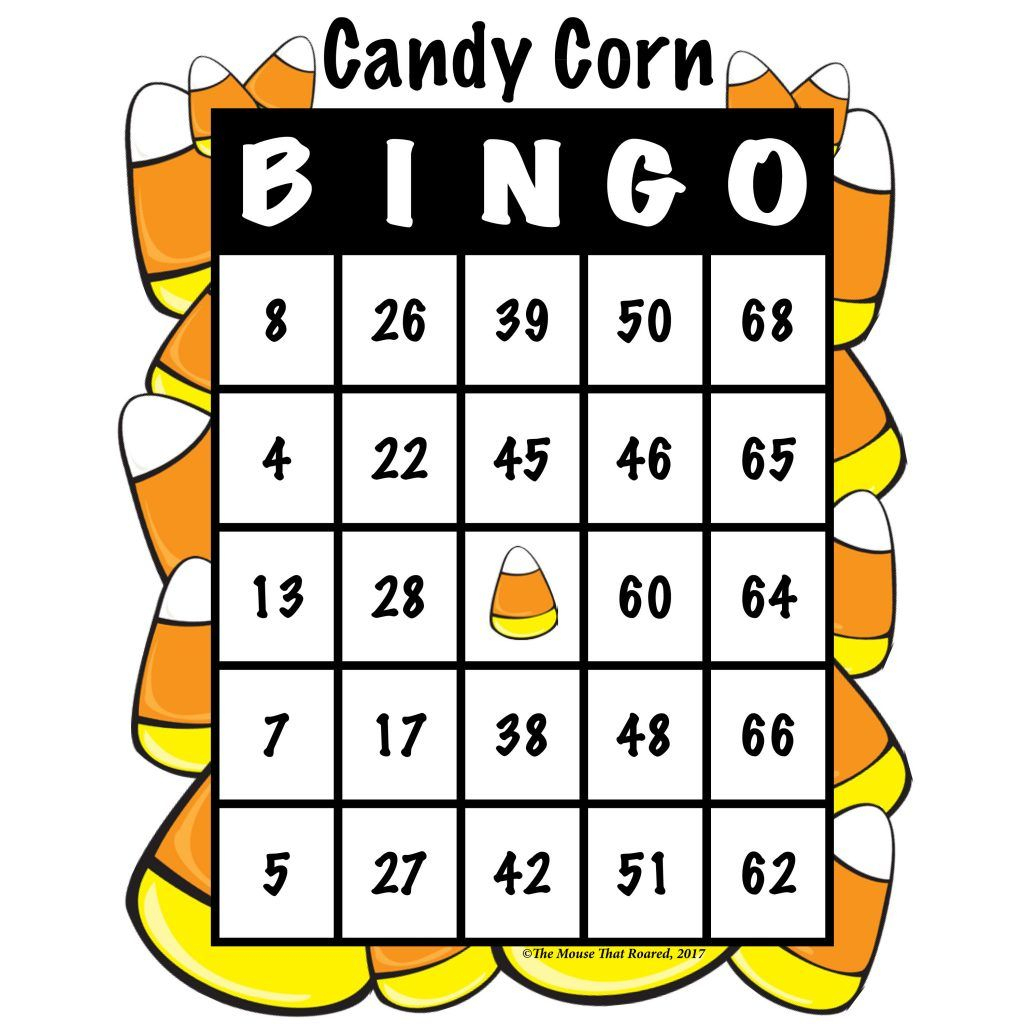 Halloween Candy Corn Bingo | Candy Corn, Colorful Candy, Candy