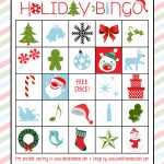 Holiday Bingo Christmas Bingo Clipart
